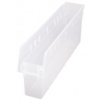 Clear Plastic Shelf Bins QSB805CL