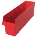 Plastic Shelf Bins QSB806 Red