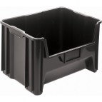 QGH700 Black Plastic Container