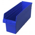 Plastic Shelf Bins QSB804 Blue