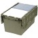 Hinged Lid Attached Top Secure Distribution Container