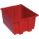 SNT190 Red Plastic Stack and Nest Tote