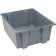 SNT225 Gray Plastic Stack and Nest Tote