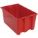 SNT240 Red Plastic Stack and Nest Tote