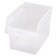 Clear Plastic Shelf Bins QSB807CL