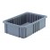 Gray Plastic Dividable Grid Storage Containers