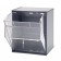 QTB301 Gray Clear Tip Out Tilt Bin