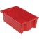 SNT180 Red Plastic Stack and Nest Tote