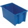 SNT185 Blue Plastic Stack and Nest Tote