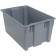 SNT300 Gray Plastic Stack and Nest Tote