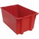 SNT300 Red Plastic Stack and Nest Tote