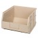 Stackable Shelf Storage Bin - SSB425 Ivory