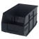 Plastic Stackable Shelf Bins SSB443 Black