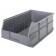 Plastic Stackable Shelf Bins - SSB465 Gray