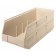 Ivory Plastic Bins - Stackable Shelf BIn SSB483