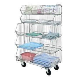 36" Mobile Stacking Baskets