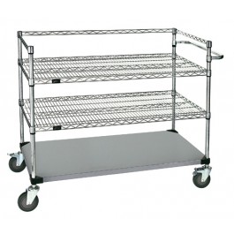 Stainless Steel Wire Shelving Cart