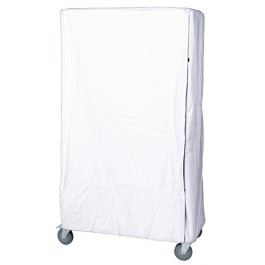 White Cart Cover for Wire Shelving
