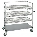 Stainless Steel Wire Shelving Cart