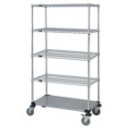 Wire Shelving Mobile Transport Cart