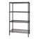 Black Wire Shelving 4-Tier Unit