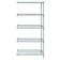 Gray Epoxy Wire Shelving 5-Shelf Add-On Kit