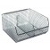 Wire Mesh Stack & Hang Bin shown with Optional Divider