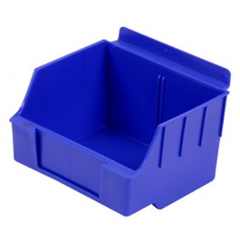 Slatwall Plastic Bins Blue