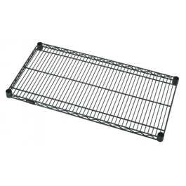 14" x 36" Green Epoxy Wire Shelf