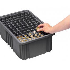Conductive ESD Plastic Storage Container Long Dividers