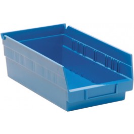 Plastic Shelf Storage Bins QSB102 Blue