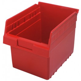 Plastic Shelf Bin QSB807 Red
