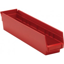 Plastic Shelf Storage Bins QSB103 Red