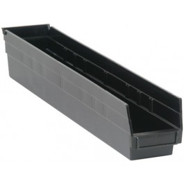 Plastic Shelf Storage Bins QSB105 Black