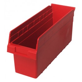 Plastic Storage Bins QSB804 Red
