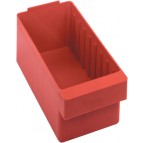 Plastic Storage Drawers QED601 Red
