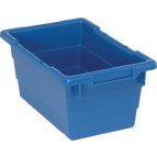 Plastic Cross Stack Tubs Blue