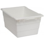 Plastic Cross Stack Tubs White