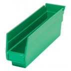 Plastic Shelf Storage Bins QSB100 Green