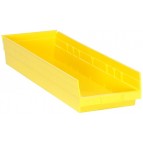 Plastic Shelf Storage Bins QSB114 Yellow