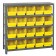 Yellow Plastic Storage Bin Steel Shelving Systems