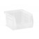 QUS210CL Clear Plastic Bins