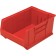 Plastic Storage Bins QUS954 Red