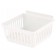 CrateBox Standard White Plastic Bin