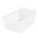 CrateBox Long White Plastic Bin