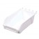 Hobibox Long Pegboard Slatwall Plastic Bins - White