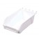 Hobibox Long Pegboard Slatwall Plastic Bins - White