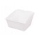 PopBox Tilt Medium White Plastic Bin