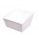 PopBox Tilt Medium White Plastic Bin with Unihook