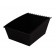 PopBox Tilt Big Black Plastic Bin with Unihook